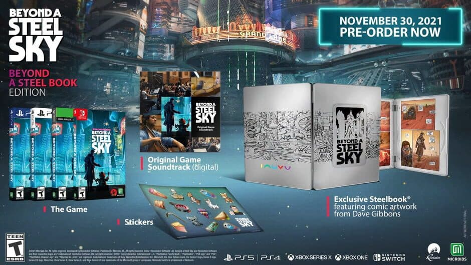 Beyond a Steel Sky: Beyond a Steel Book Edition artwork 2