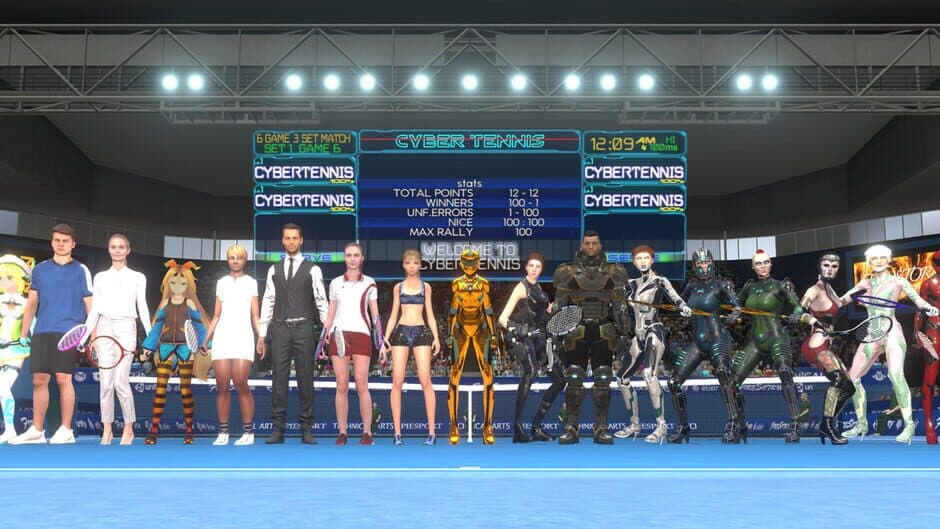 Cyber Tennis artwork 1