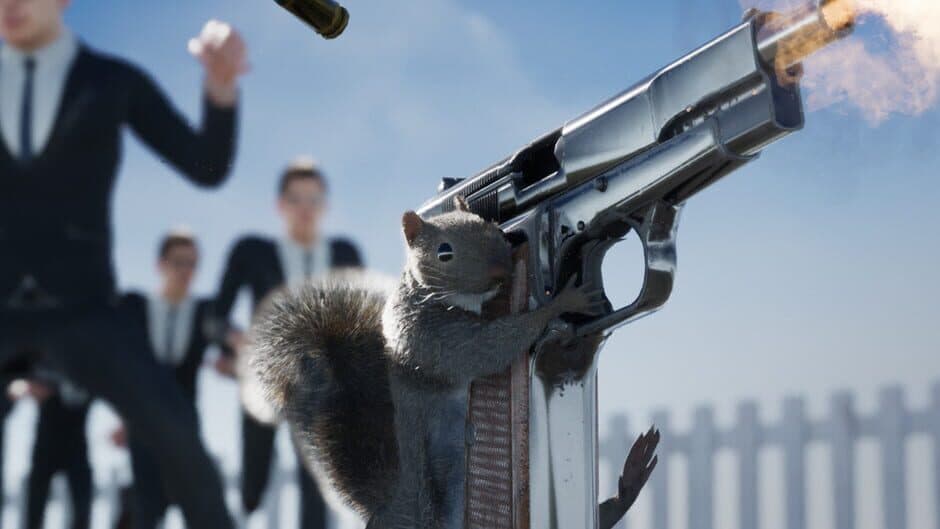 Squirrel with a Gun artwork 1