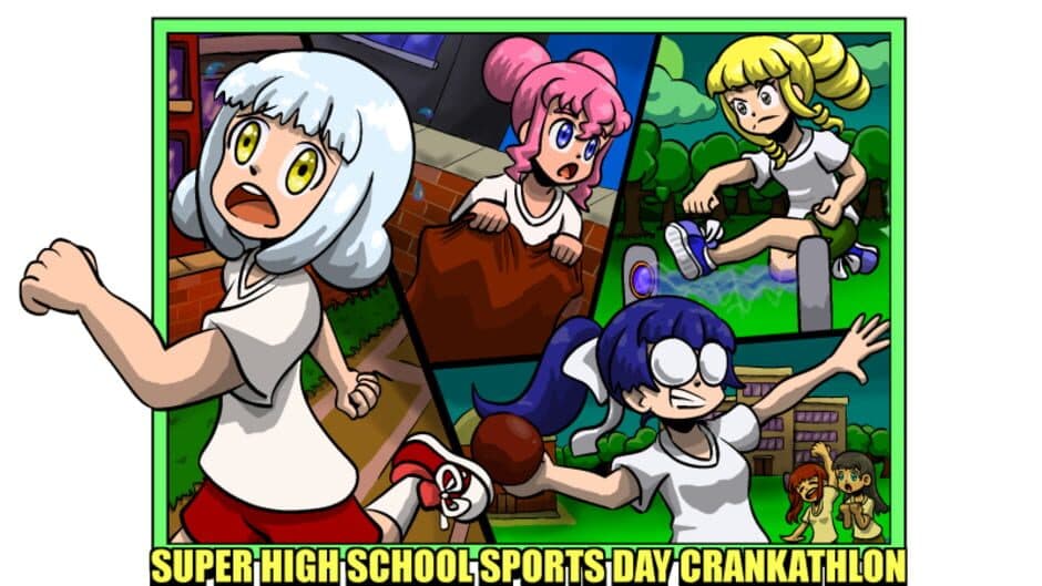 Super High School Sports Day Crankathlon artwork 1