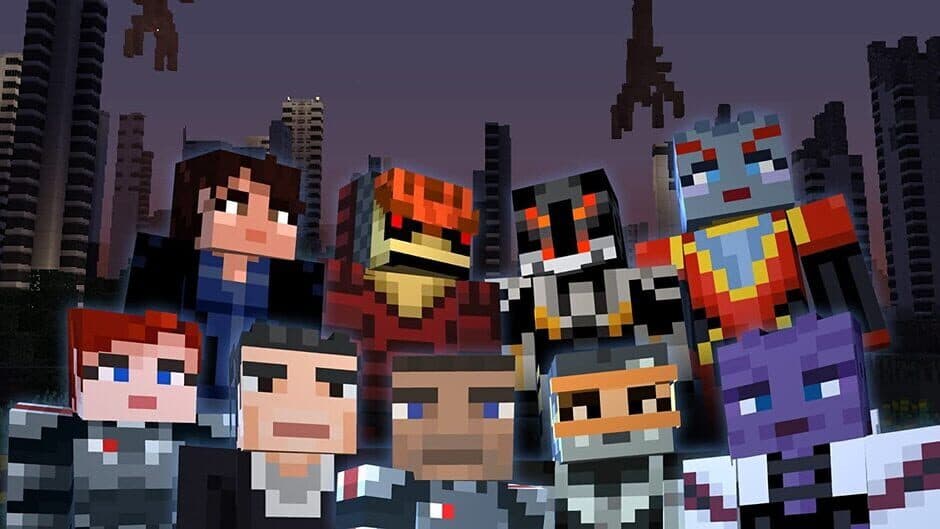 Minecraft: N7 Mash-up artwork 1