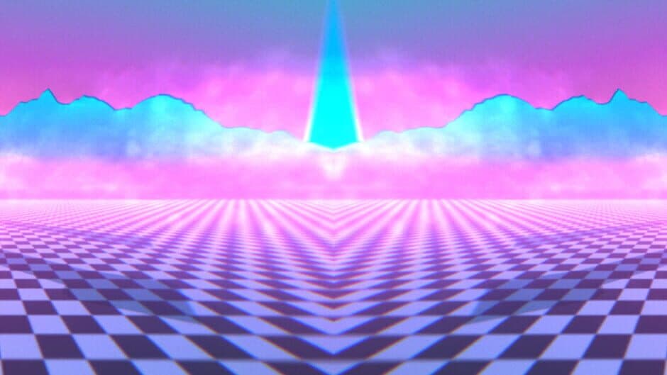 Vaporwave Pinball artwork 1