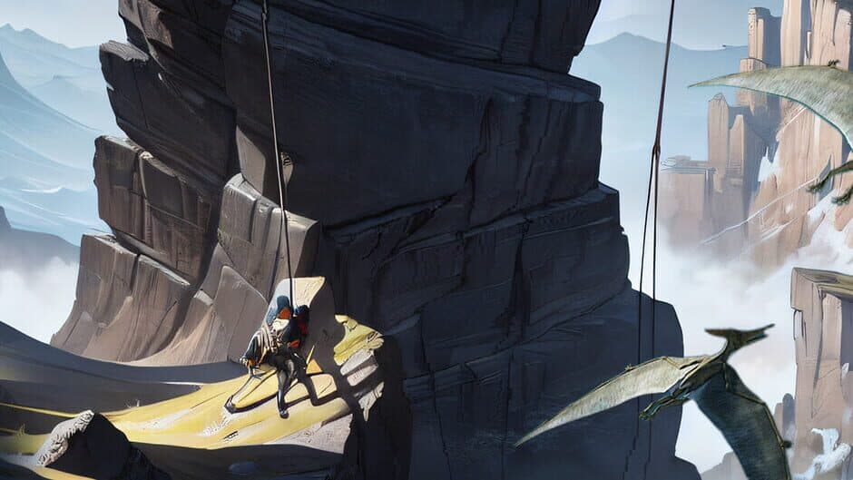 VR Pterosaur Rock Climbing artwork 1