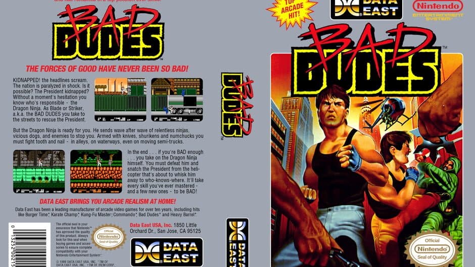 Bad Dudes artwork 2