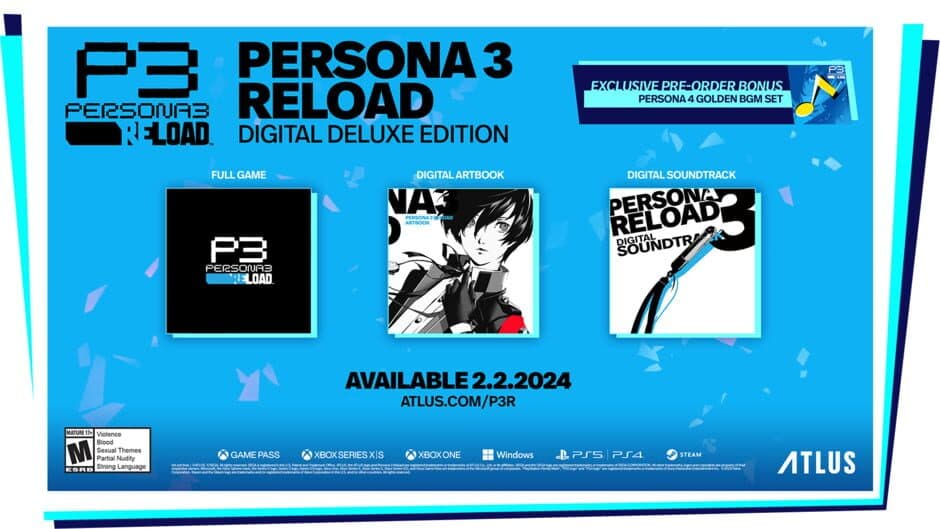 Persona 3 Reload: Digital Deluxe Edition artwork 2