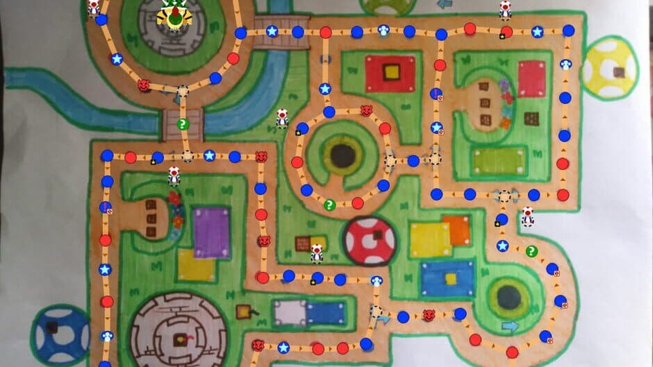 MP1: Mushroom Kingdom Party Board artwork 1