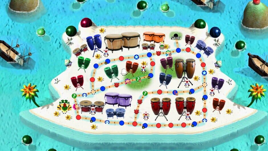 Mario Party 1: Mambo Beach artwork 1