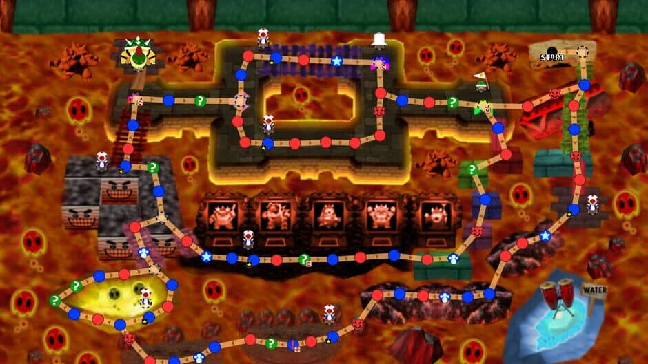MP1: Bowser's Magma Castle artwork 1