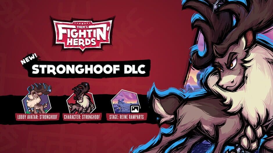 Them's Fightin' Herds: Stronghoof artwork 2