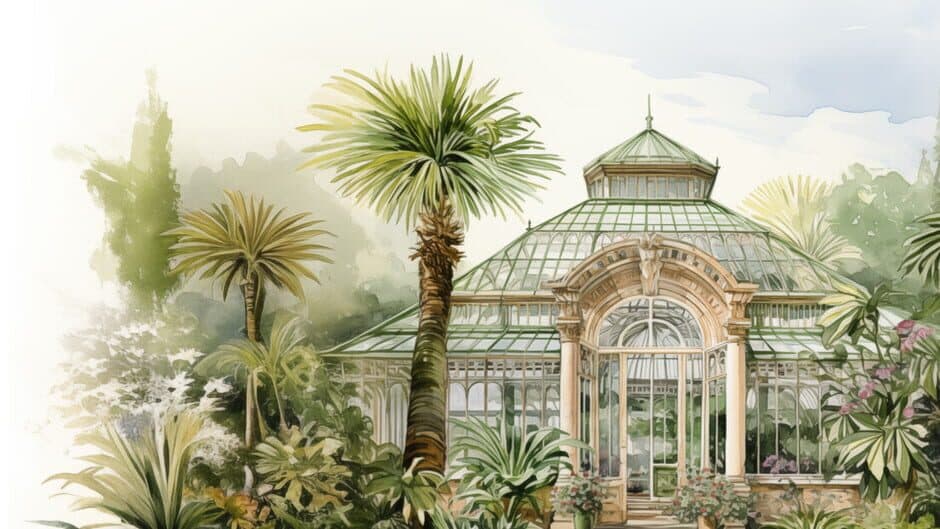 Palm Paradise Garden artwork 1
