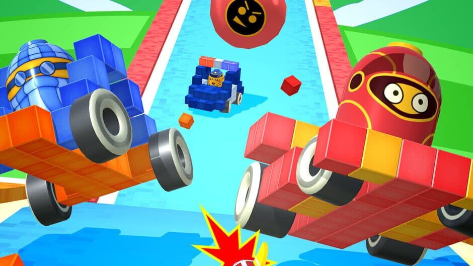 Pixel Car Racing: Blocky Crash artwork 1
