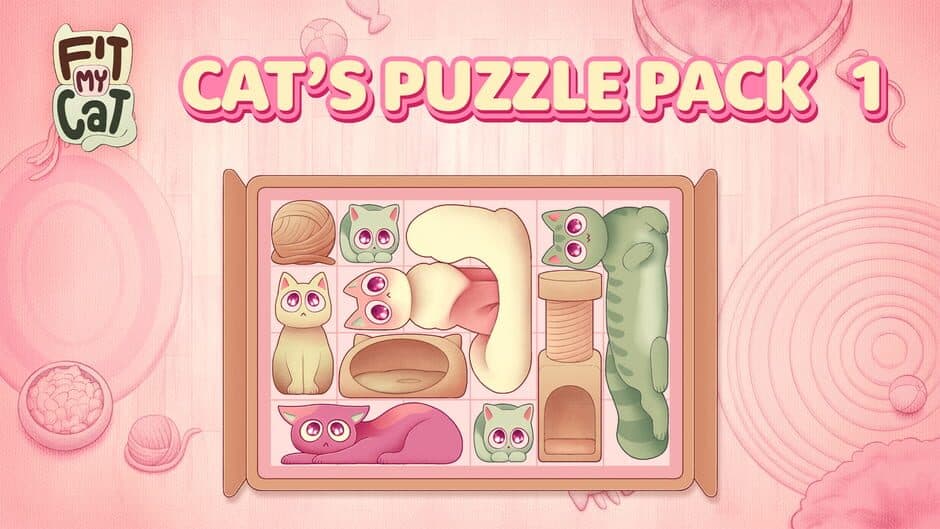Fit My Cat: Cat's Puzzle Pack 1 artwork 1