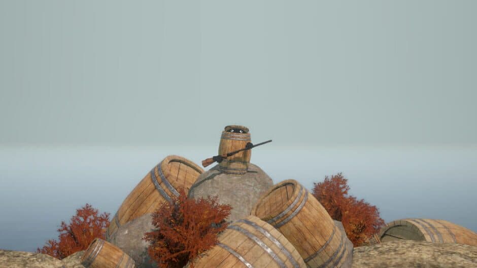 Climbing In Barrel With Double-Barrel artwork 1