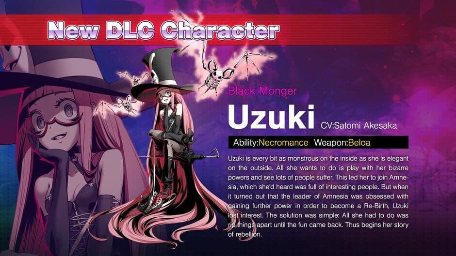 Under Night In-Birth II: Character - Uzuki artwork 2
