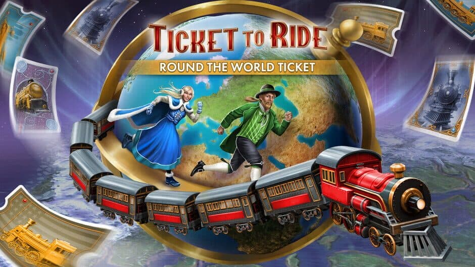 Ticket to Ride: Round the World Ticket artwork 1
