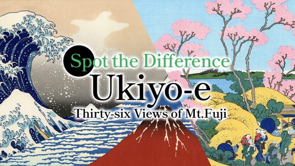 Spot the Difference: Ukiyo-e Thirty-six Views of Mt. Fuji artwork 1
