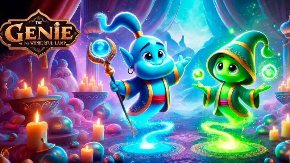 The Genie of the Wonderful Lamp artwork 1
