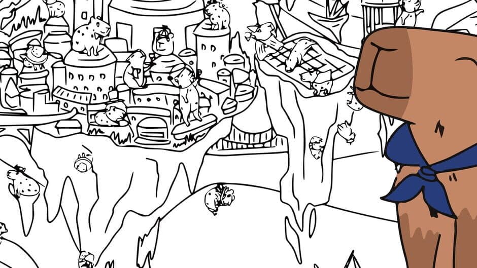 100 Hidden Capybaras artwork 1