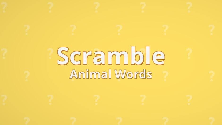 Scramble Animal Words artwork 2
