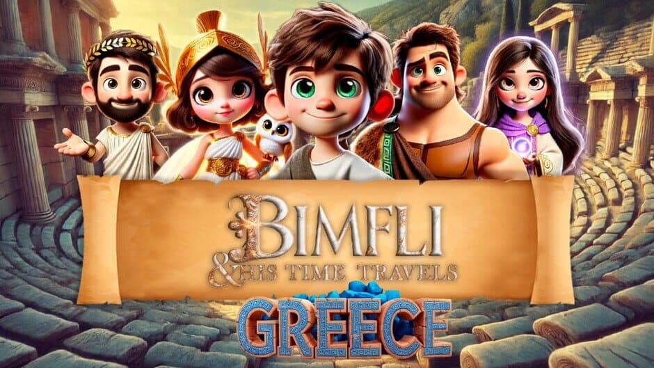 Bimfli and His Travels In Time: Greece artwork 1