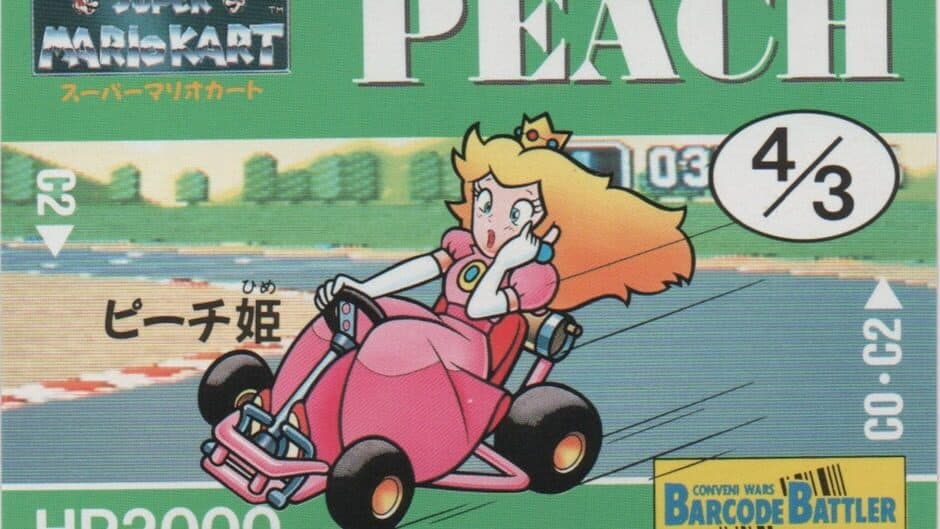 Barcode Battler II: Super Mario Kart - Peach artwork 1