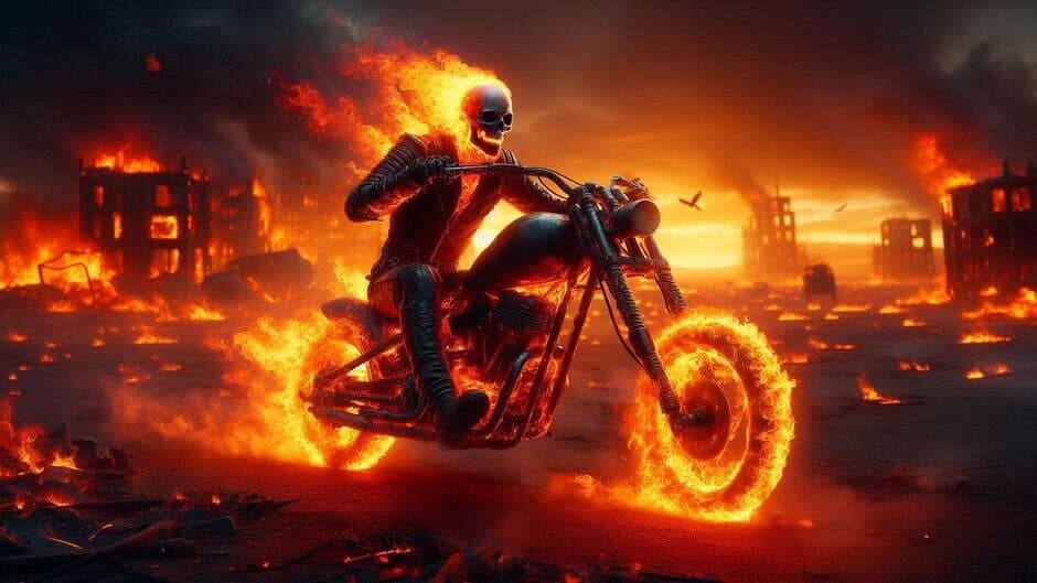 Cazzarion: Hell Biker artwork 2