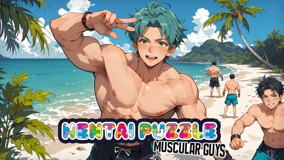 Hentai Puzzle: Muscular Guys artwork 1