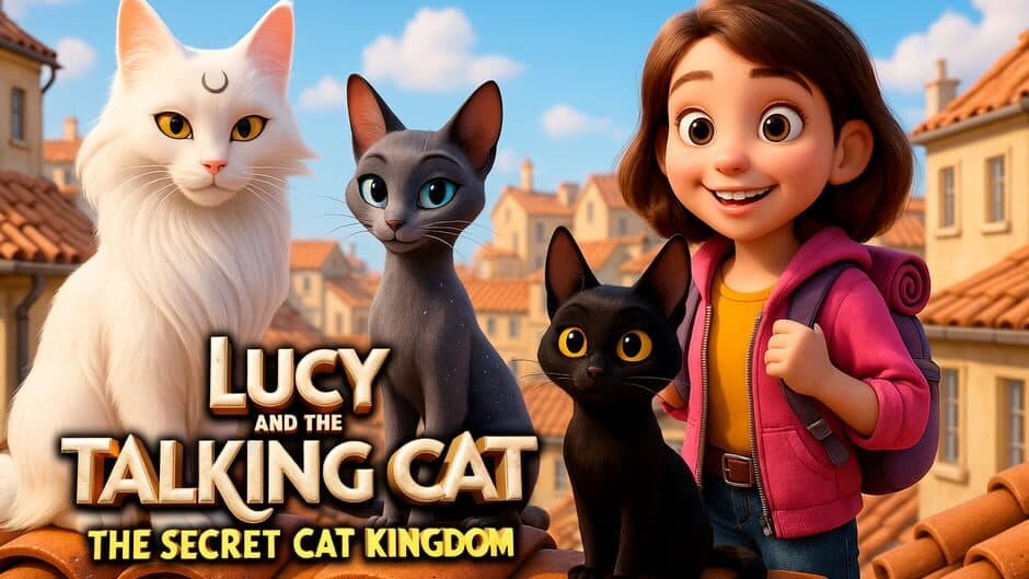 Lucy and the Talking Cat: The Secret Cat Kingdom artwork 1