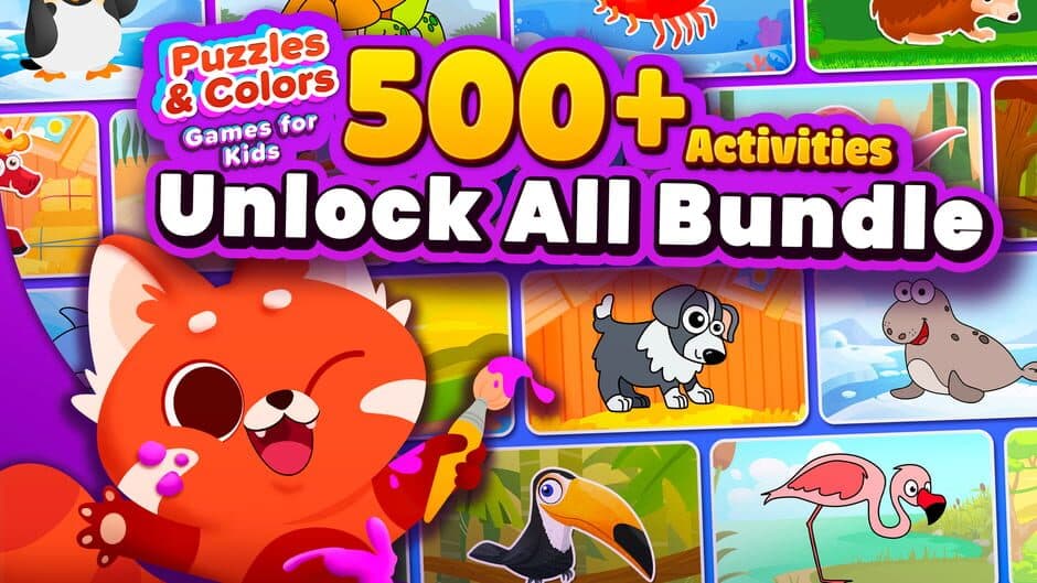 Puzzles & Colors: Games for Kids - Puzzles & Colors Game for Kids 500+ Activities Unlock All Bundle artwork 1
