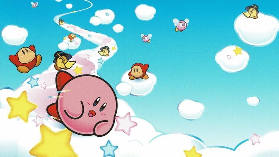 Kirby Tilt 'n' Tumble artwork 1