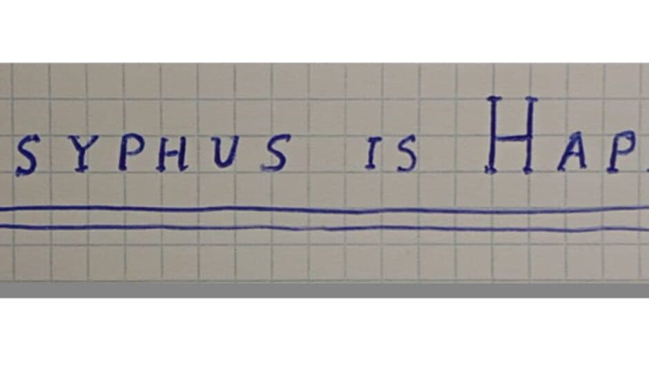 Sisyphus is Happy artwork 1