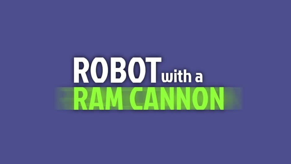 Robot with a Ram Cannon artwork 2