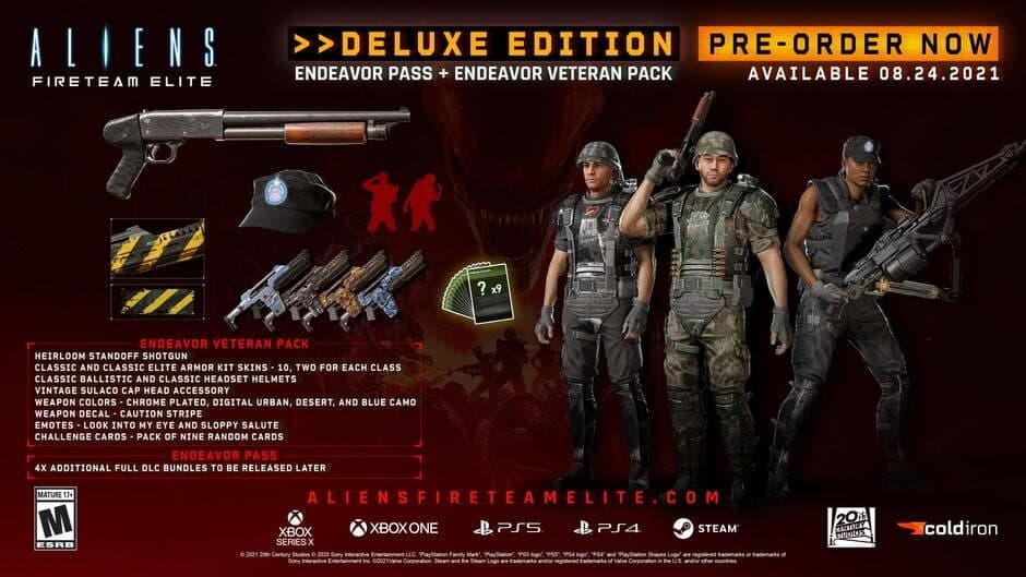 Aliens: Fireteam Elite - Deluxe Edition artwork 1