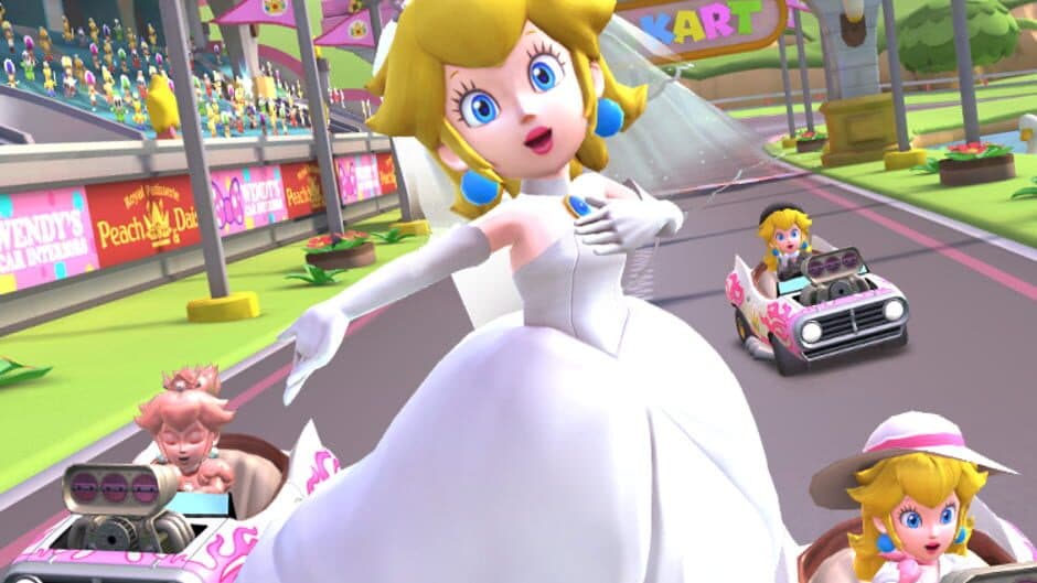Mario Kart Tour: Peach Tour artwork 1