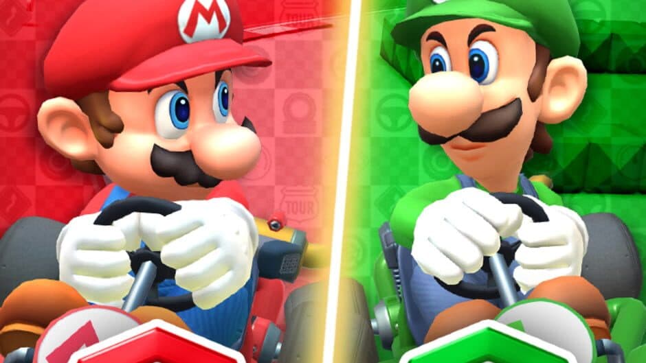 Mario Kart Tour: Mario vs. Luigi Tour artwork 1