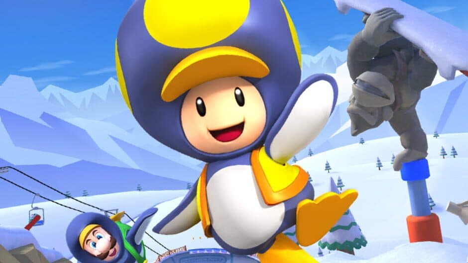 Mario Kart Tour: Snow Tour artwork 1