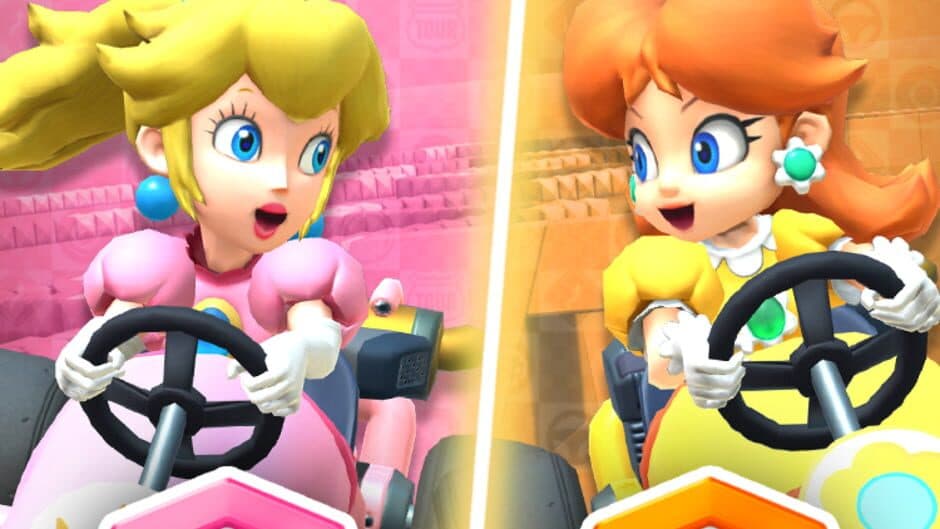 Mario Kart Tour: Peach vs. Daisy Tour artwork 1