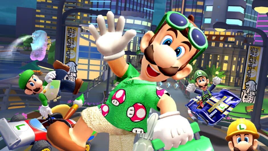 Mario Kart Tour: Singapore Tour artwork 1