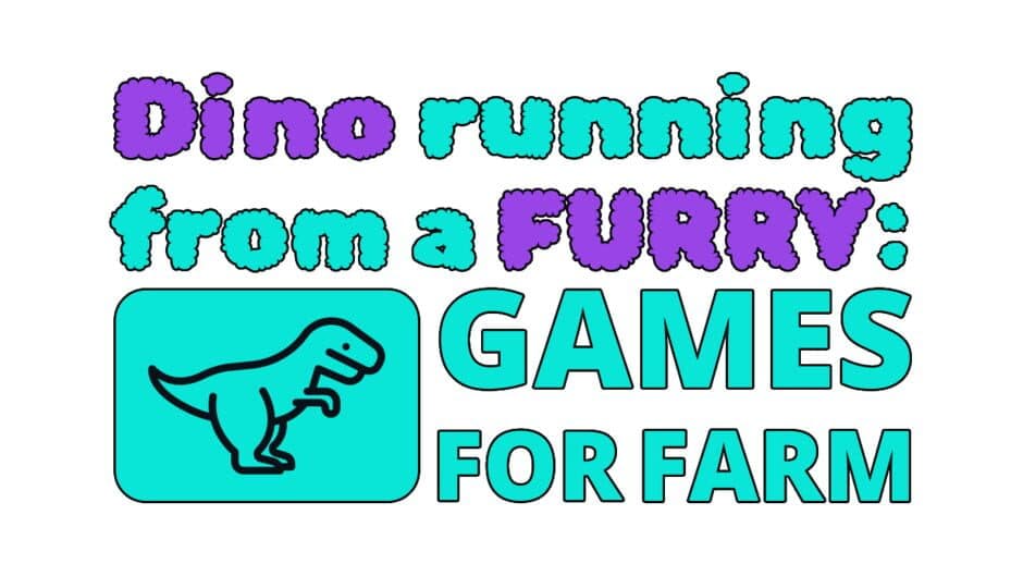 Dino Running from a Furry: Gamesforfarm artwork 1