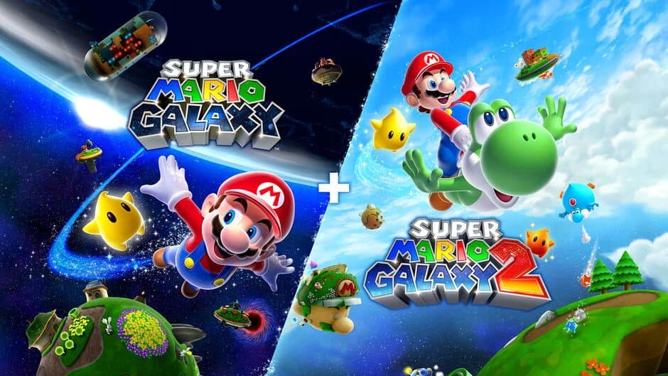 Super Mario Galaxy + Super Mario Galaxy 2 artwork 1