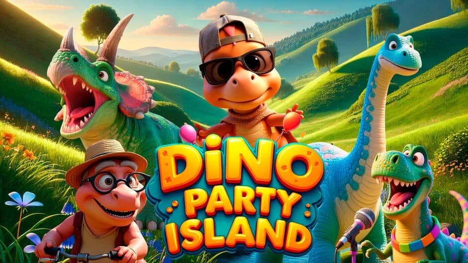 Dino Party Island artwork 1