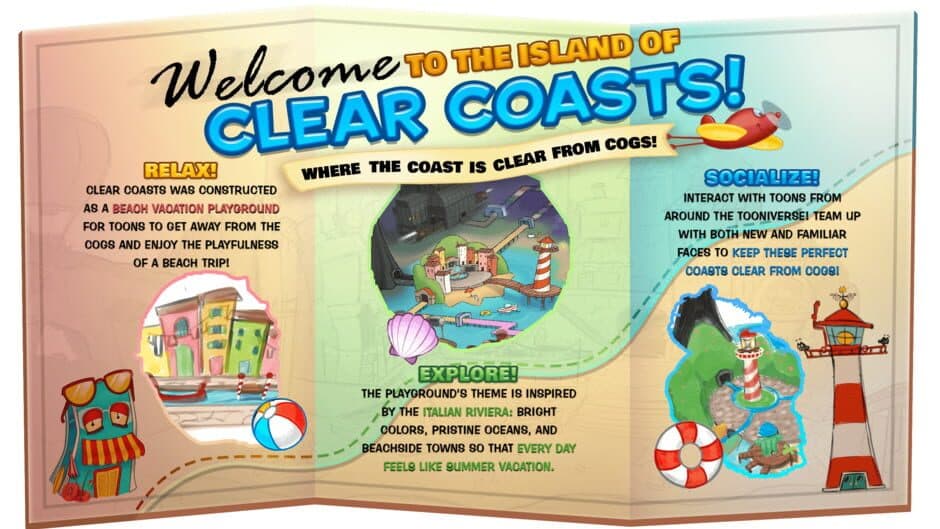 Toontown Rewritten: Clear Coasts artwork 3
