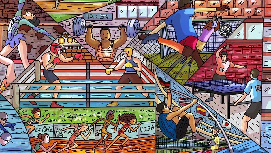 100 Olympic Cats artwork 1