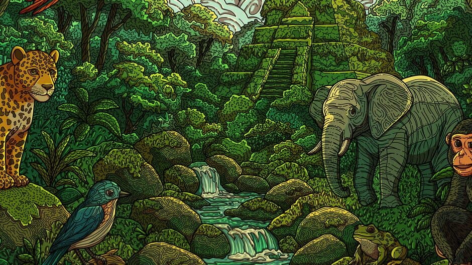 100 Jungle Cats artwork 1