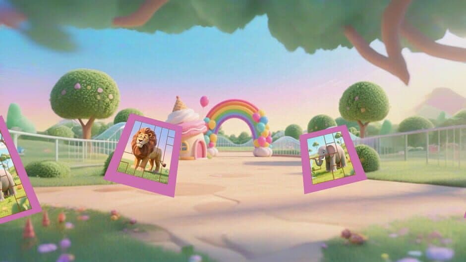Mine Puzzle Pieces of Flower Garden World artwork 1