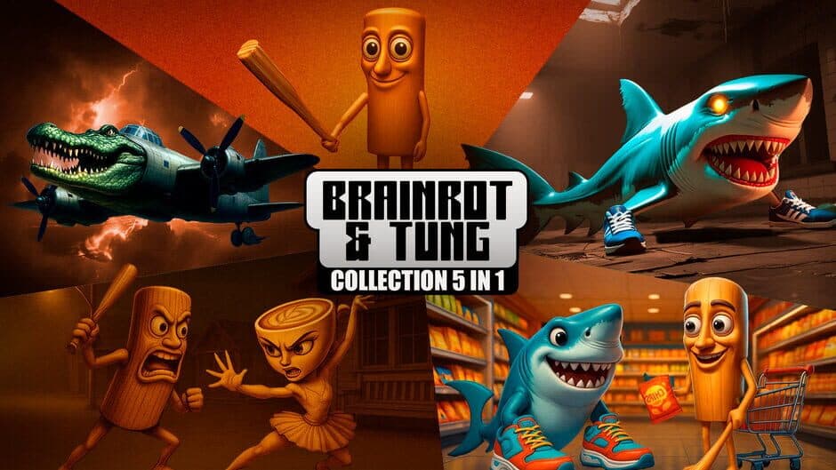 Brainrot & Tung Collection 5 in 1 artwork 1