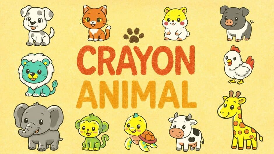 Crayon Animal artwork 1