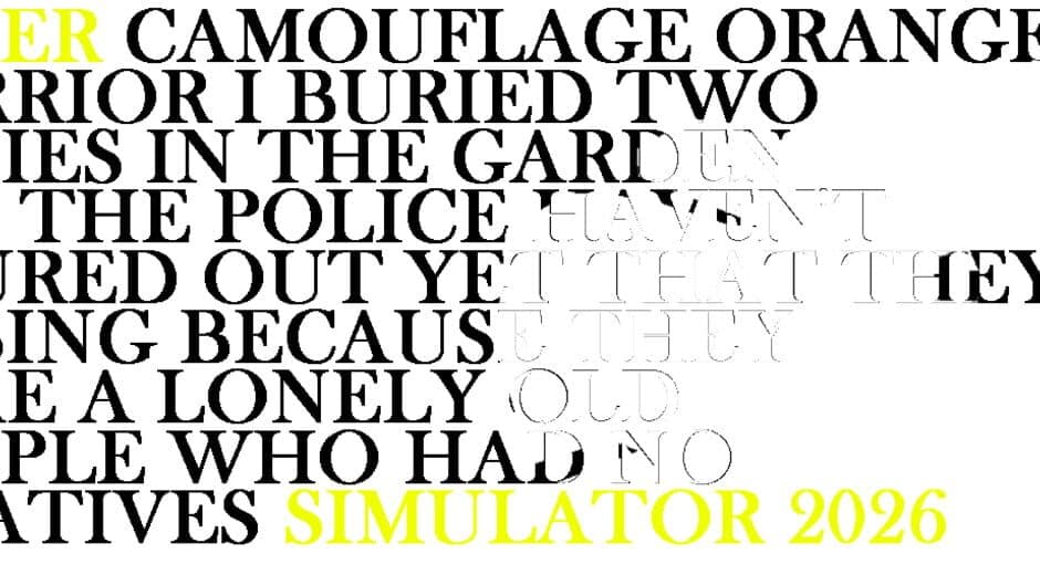 Sniper Camouflage Orange Spy Warrior I Buried Two Bodies in the Garden and the Police Haven't Figured Out Yet That They're Missing Because They Were a Lonely Old Couple Who Had No Relatives Simulator 2026 artwork 2