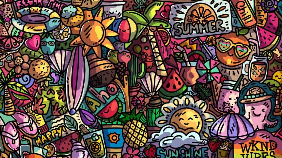 100 Summer Cats artwork 1