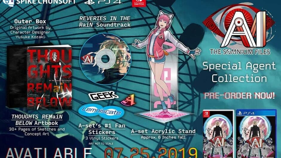 AI: The Somnium Files - Special Agent Edition artwork 1